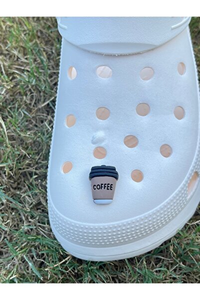 Crocs Kahve Terlik Süsü Üç Boyutlu/Kahveli Crocs Charm/ 3D Jibbtiz