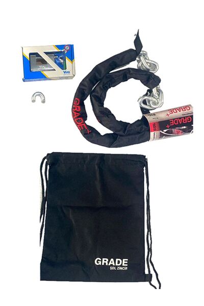 ŞDL Tamamen Kesilmez Grade Zincir Kiliti Grade Plus 13 Mm - 1.7 M (ÖZEL TAŞIMA ÇANTASI HEDİYELİ)