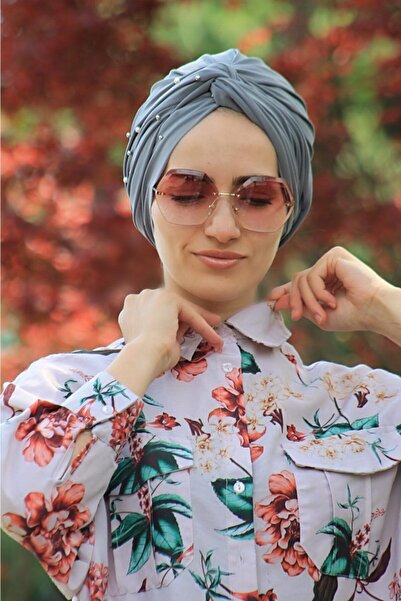 Sahra Şal Dünyası Сірий намисто-боне - готовий зразок