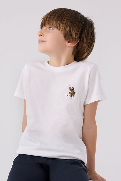 U.S. Polo Assn. Boy's Cream Bermuda Suit