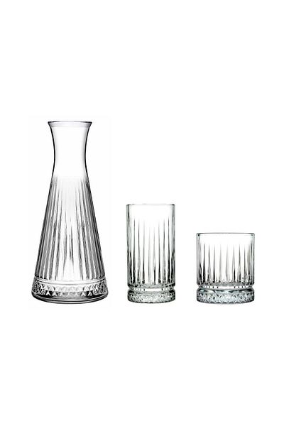 Paşabahçe Elysia 9 Piece Carafe, Soft Drink & Water Glass Set