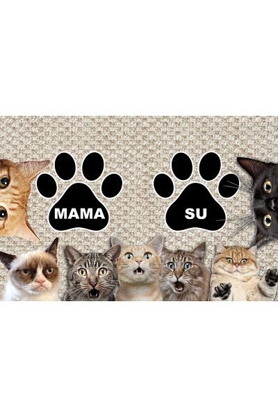 Egebella Multi-Purpose Non-Slip Mat - Food Placemat, Cat Dog
