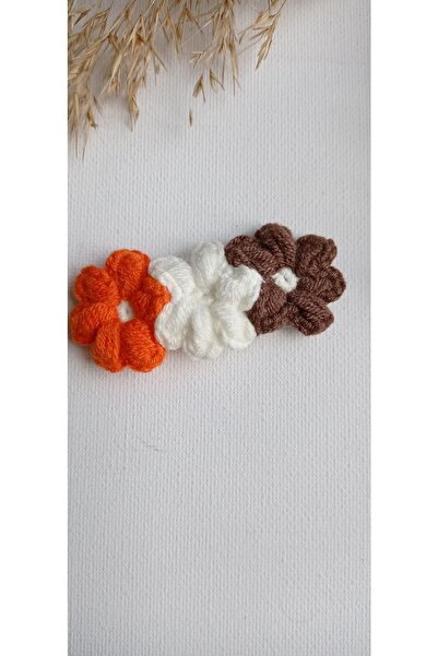 Masal Örgü Dünyası Cataramă cu model de flori de margaretă - Culori mixte - A...