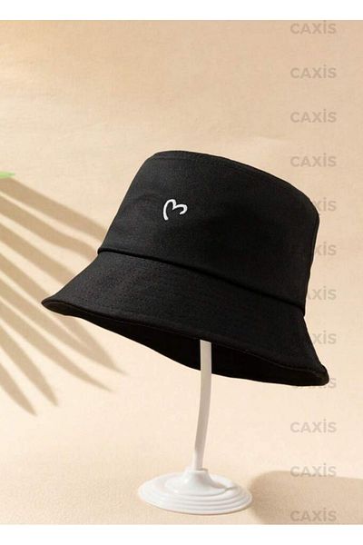 GYES Summer Bucket Heart Printed Bucket Hat 56-58 CM