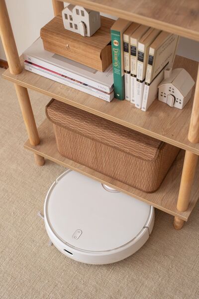 HAMUR Concept 2 Raflı Organizer Kitaplık Banyo Mutfak Dolabı  Balkon Ofis Düzenleyici Ahşap Nature