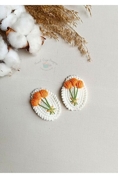 Masal Örgü Dünyası سلسلة مشبك بالون رائعة - إكسسوار لليدين والشعر بخيوط طبيعية