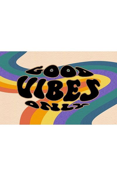 Egebella Nd Designed - Motto Collection Digital Printed Non-Slip Mat - Mottoo-19