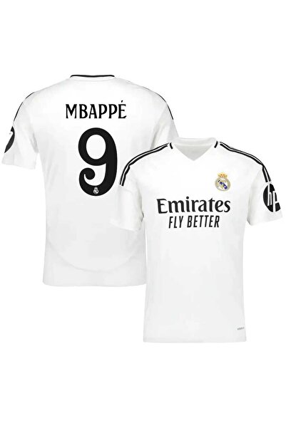 yenteks Kylian Mabappe - Size 9 White, 23/24 Season Adult Jersey, R.madriddd