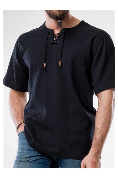 iscarpin Bohemian Linen Shirt - Battal Design