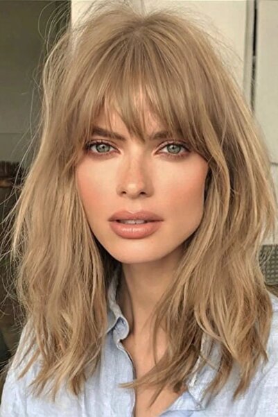 CAŞ DEKORASYON Takma Kahkül - Işıltılı Bakır - 613A/30 - Uzun Kenarlı