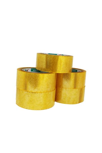 Nuga Bant 5 Pieces Nougat Transparent Duct Tape 45 Mm * 100 Meters 38 Micron Acrylic (5 PCS)