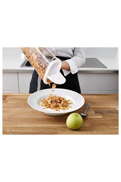 IKEA 8X30 cm White Silicone Rubber Storage Container - 1 Piece Large Size