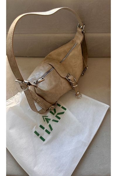 Boutiquehaki Geantă suspendată Bianca (sac de praf kaki)