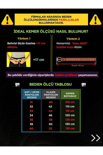 GoDeri حزام من الجلد الطبيعي من جلد الغزال باللون البني الداكن 4 سم