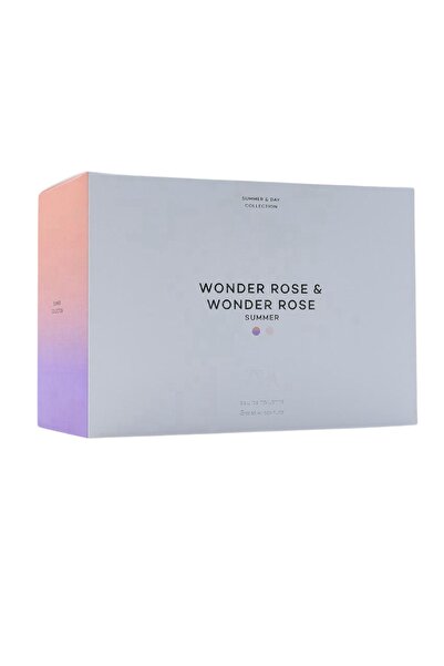 Zara WONDER ROSE SUMMER EDT + WONDER ROSE KADIN PARFÜM 90 + 90 ML EDT