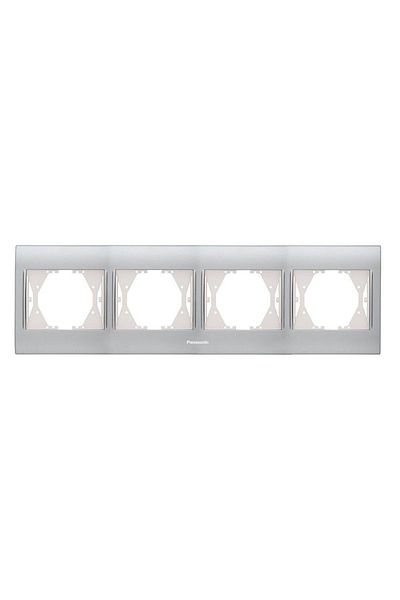 PANASONIC Thea Blu Inox Matt+dore Τετραπλός σκελετός - Wbtf08045ım-tr