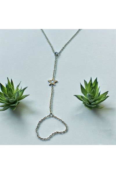 lolajewelry Luxury Steel Gold Color Starry Steel Şahmeran
