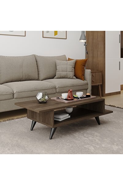 MERT SERT MOBİLYA Dream 105cm Ceviz Orta Zigon Sehpa