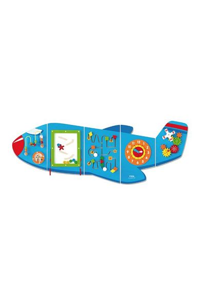 Viga Play Vehicle Airplane Centre Wall Toy for Kids Ages 18+ Months