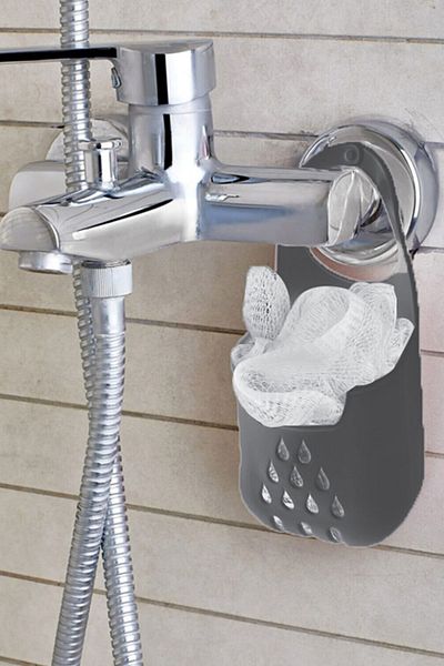GRİMOR Life Practical Hangable Silicone Dish Sponge Holder Above the Sink Sponge Holder Organizer Hanging Sponge Holder
