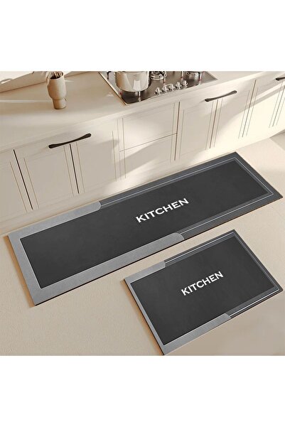 Else Halı Else Dekoratif Kaymaz Taban Yıkanabilir Tezgah Önü Yolluk Paspas Mu...