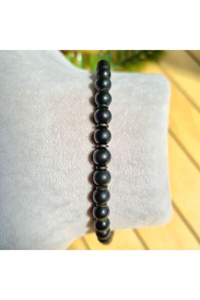 Singincraft سوار من الحجر الطبيعي شونغيت عالي الجودة - شونغيت - شونغيت (منتجا...