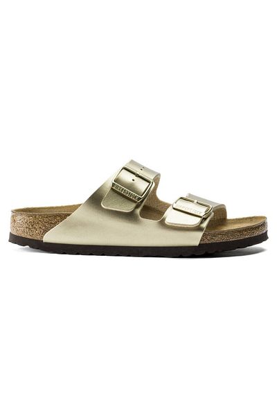 Birkenstock Arizona Bf - Women's Gold Slippers