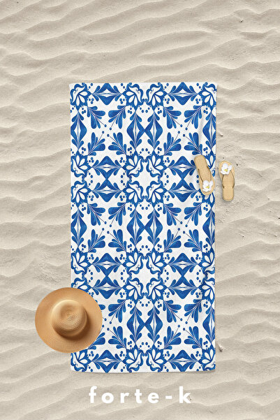 Fortek Home منشفة شاطئ كبيرة مقاس 75x150 سم