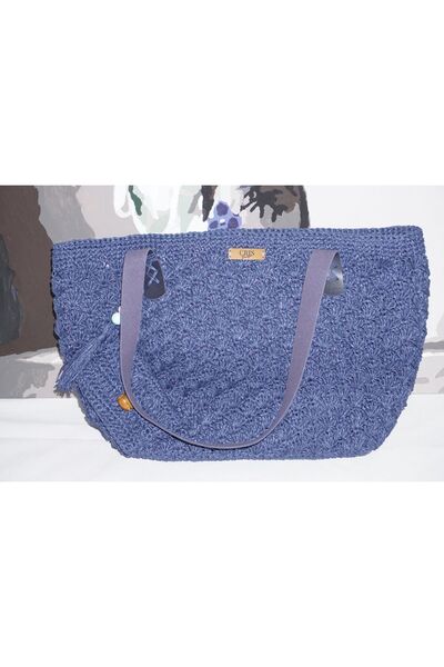 Cris Boutique Büyük Boy Kağıt İp Omuz Çanta