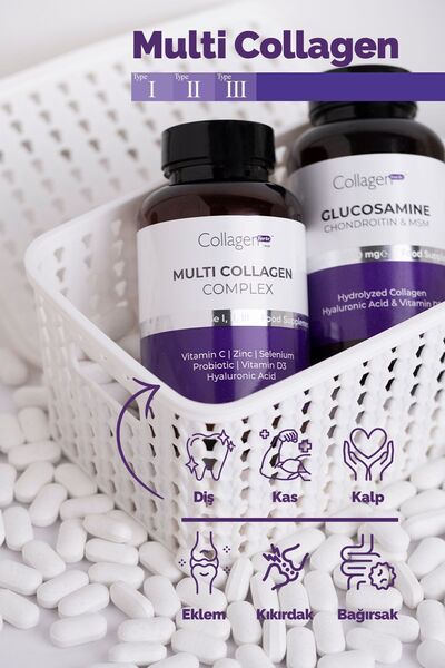 Collagen Forte Platinum Multi Kolajen Komplex, Probiyotik & Multivitamin 1500 mg x 90 Tablet