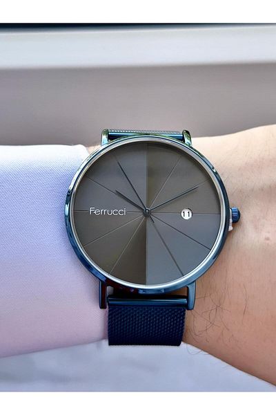 Ferrucci  Men's Straw Band Wristwatch