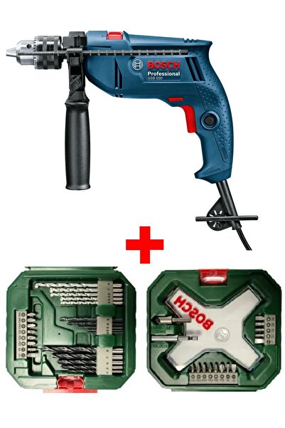 Bosch Gsb 550 Darbeli Matkap 500 Watt + 38 Parça Matkap Ucu Ve Vidalama Ucu Seti