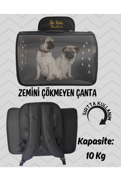 LAVİSTA Jumbo Tomris Taşıma Çantası Siyah