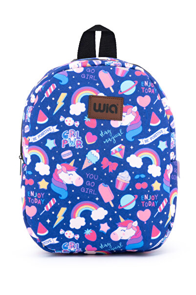 Wia Eğlenceli Baskı Tek Bölmeli Kreş Çanta
