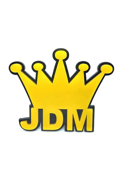 BALP Εθνόσημο Jdm King Crown Blinds Κίτρινο Μαύρο