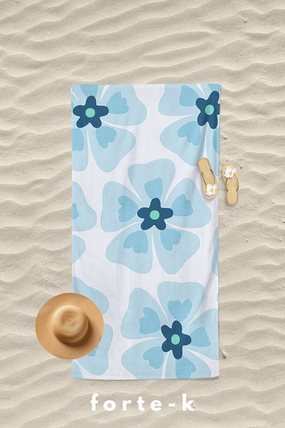 Fortek Home Prosop de plajă de dimensiuni mari 75x150 CM