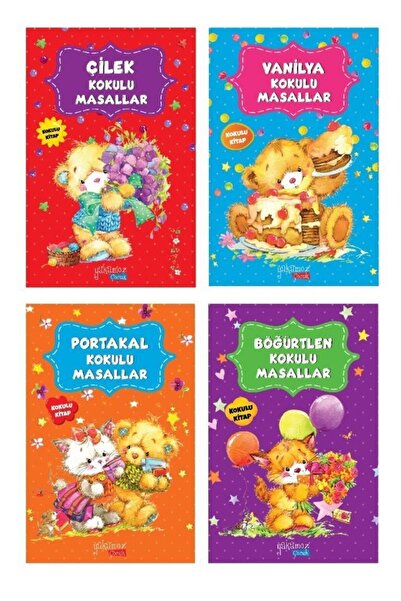 Yakamoz Yayınları Kokulu Masallar Seti Yeni Kapak 4 Kitap (Portakal Kokulu- B...