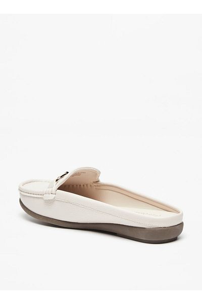 Le Confort Metal Accent Slip-On Mules