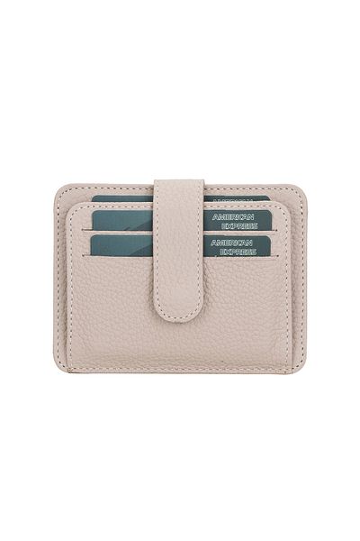 Lev Leather Premium Γνήσιο Δερμάτινο Μινιμαλιστικό Πορτοφόλι Πιστωτικής Κάρτας - Πολυχρηστικό Πορτοφόλι