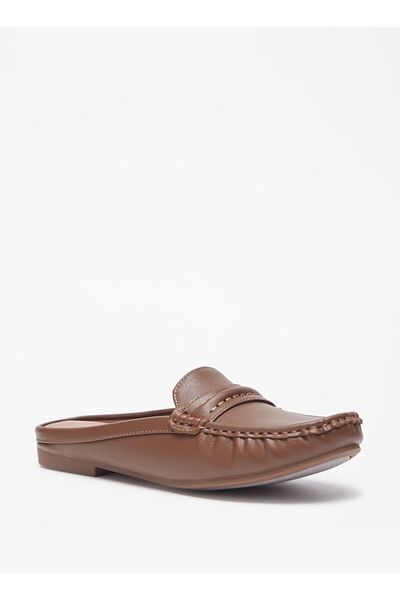 Flora Bella by Shoexpress Solid Slip-On Mules