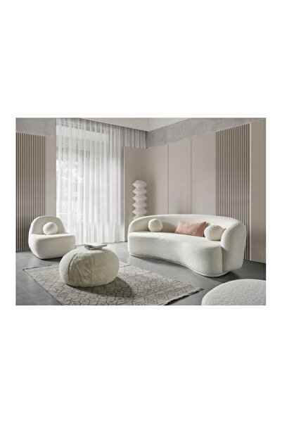 Pablohome Pablo Home Concept Diamond Tedy Koltuk Takımı 1 Adet Kanepe 2 Adet Berjer