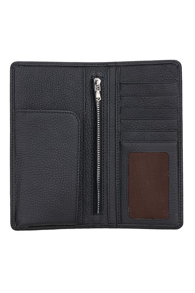 Lev Leather Πορτοφόλι Unisex από γνήσιο δέρμα με θήκη τηλεφώνου - 100% χειροποίητο, με δυνατότητα εγγραφής ονόματος