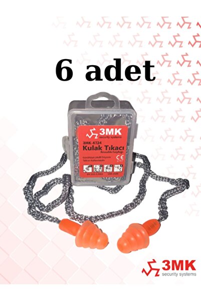 3MK -KT24  Çam Tipi Kordonlu Kulak Tıkacı