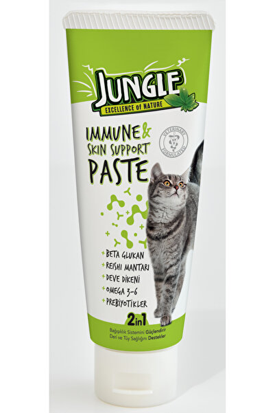 Jungle KEDİ MACUNU ( BAĞIŞIKLIK VE DERİ TÜY SAĞLIĞI ) 75 ML *6'LI