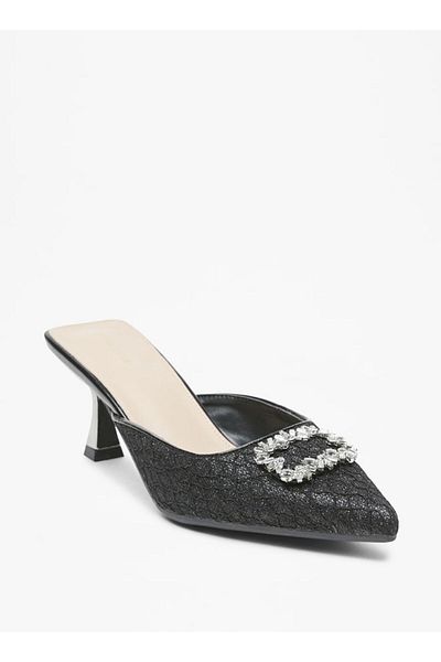 Flora Bella by Shoexpress حذاء مفتوح منمق سهل الارتداء وكعب واسع