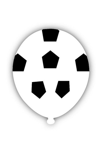 LOTUS PARTY 1 Year Old Green White Football Themed Balloon Set - Green White Balloon Mini Set