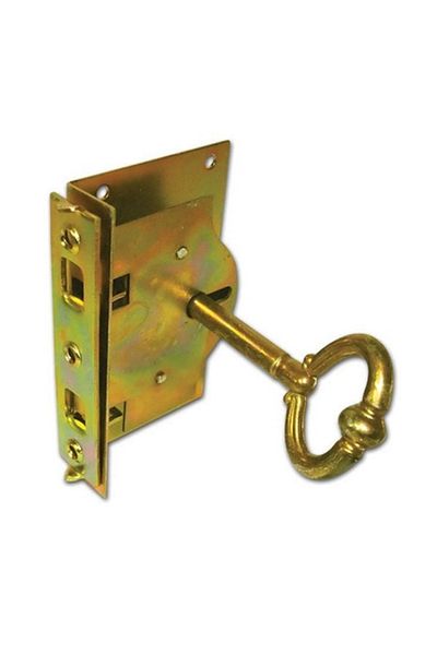 SAHİNMETAL Şahin Old Type Chest Lock Dowry Chest Lock 4 No 1 Piece