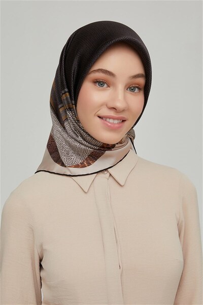 Armine Σειρά Nostalji Sura Μεταξωτό Φουλάρι 8619ds-01