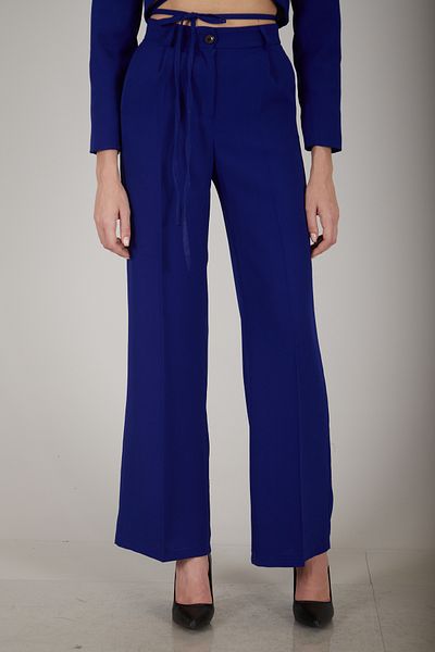 Feminist High Waist Pleated Palazzo Trousers Saks0102066