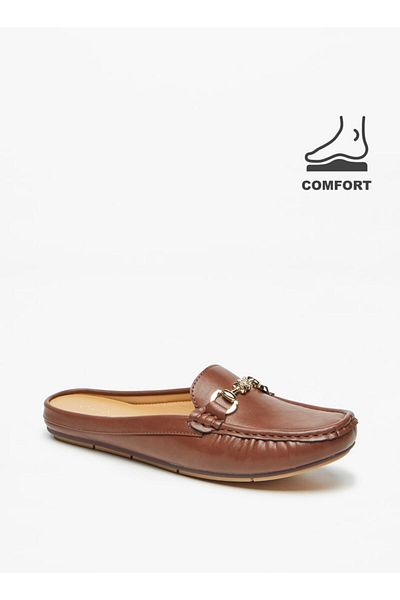 Le Confort Solid Slip-On Comfort Mules